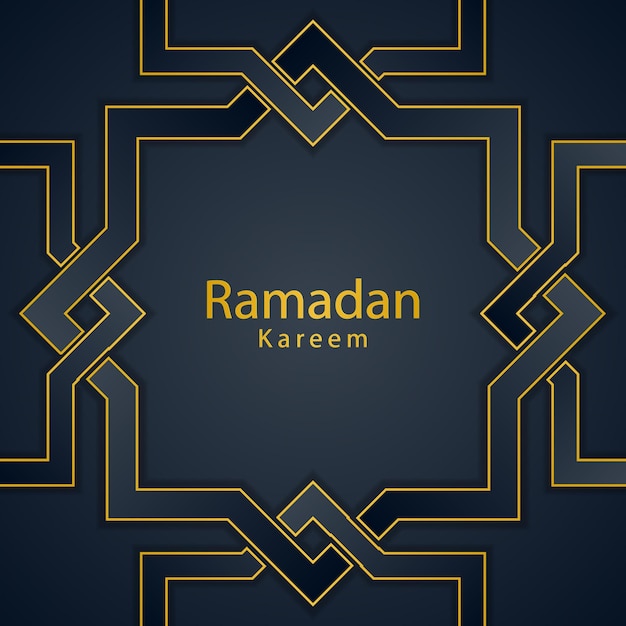 Vectorafbeelding van Ramadan Kareem Achtergrond voor wenskaartbehang en andere