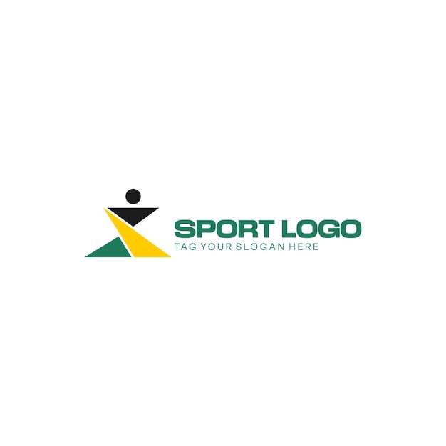 Vector vectorafbeelding van sportlogo en logo van internationale sportdag