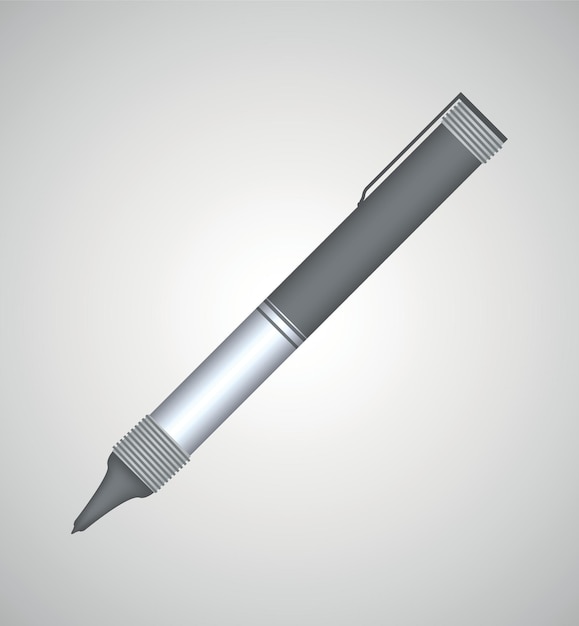 Vectorafbeeldingen Van Een Pen Geïsoleerd Op Een Transparante Achtergrond