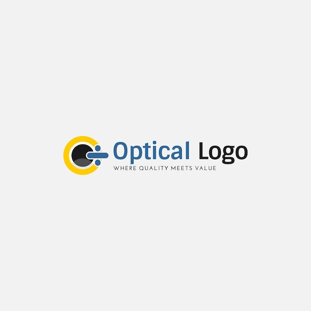 Vectorafbeeldingen van optische logo's. bril winkel logo