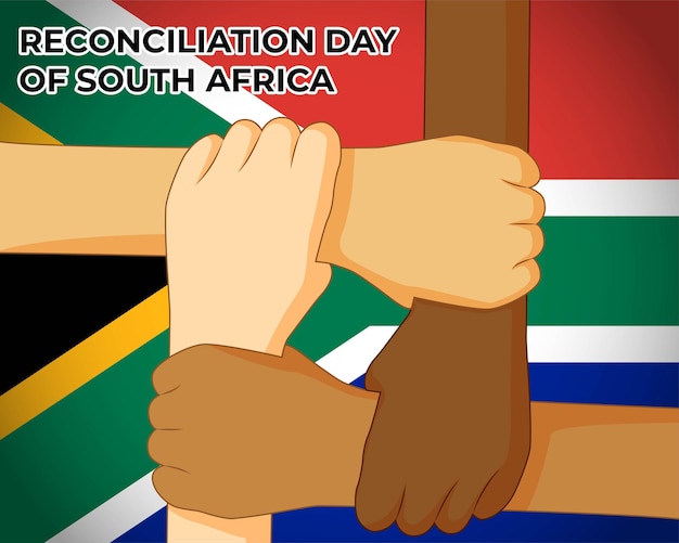 Vectorbanner van de Verzoeningsdag van Zuid-Afrika