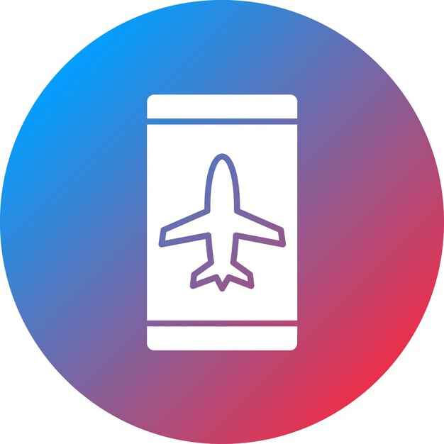 Vectorbeeld met actieve pictogrammen in de vliegtuigmodus Kan worden gebruikt voor Mobile UI UX