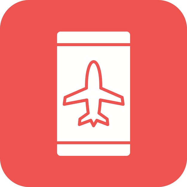 Vectorbeeld met actieve pictogrammen in de vliegtuigmodus Kan worden gebruikt voor Mobile UI UX