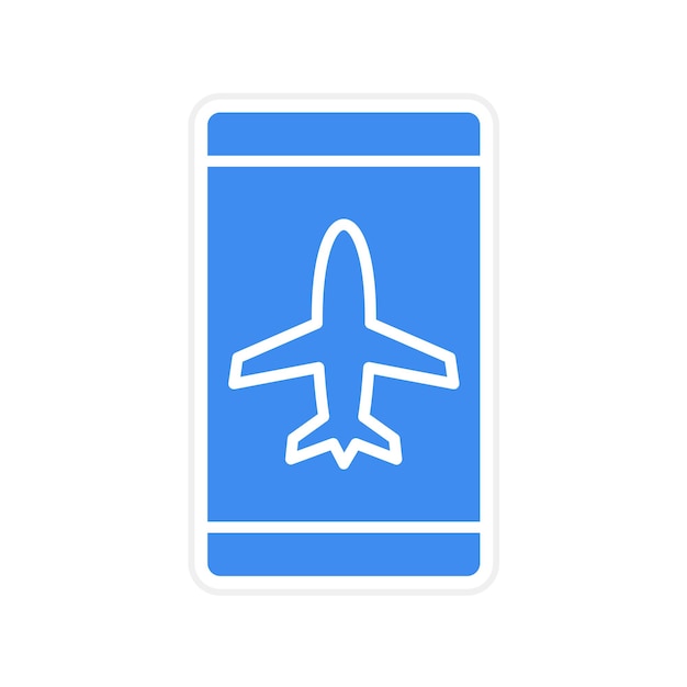 Vectorbeeld met actieve pictogrammen in de vliegtuigmodus Kan worden gebruikt voor Mobile UI UX