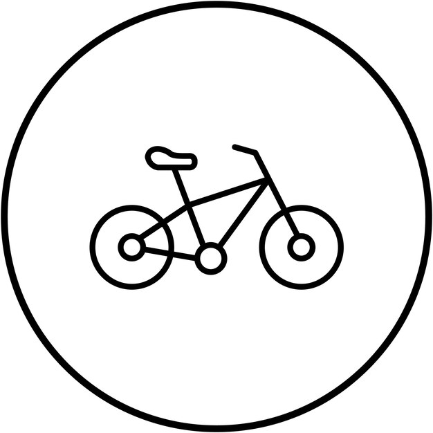 Vectorbeeld van fietspictogram Kan worden gebruikt voor vervoer