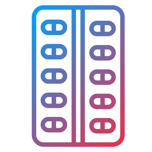 Vectorbeeld van het blisterpictogram Kan worden gebruikt bij brandwonden van de huid