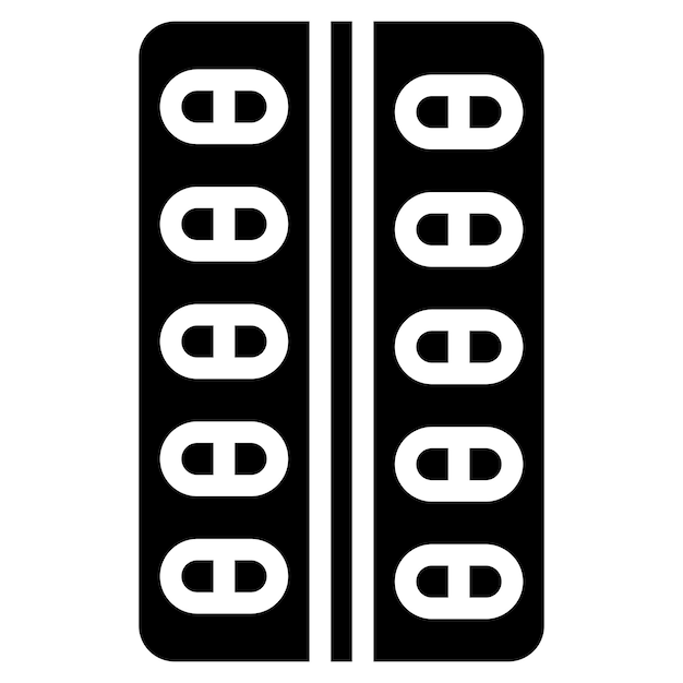 Vectorbeeld van het blisterpictogram Kan worden gebruikt bij brandwonden van de huid
