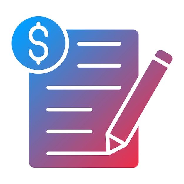Vectorbeeld van het budget-pictogram van het project Kan worden gebruikt voor computerprogrammering