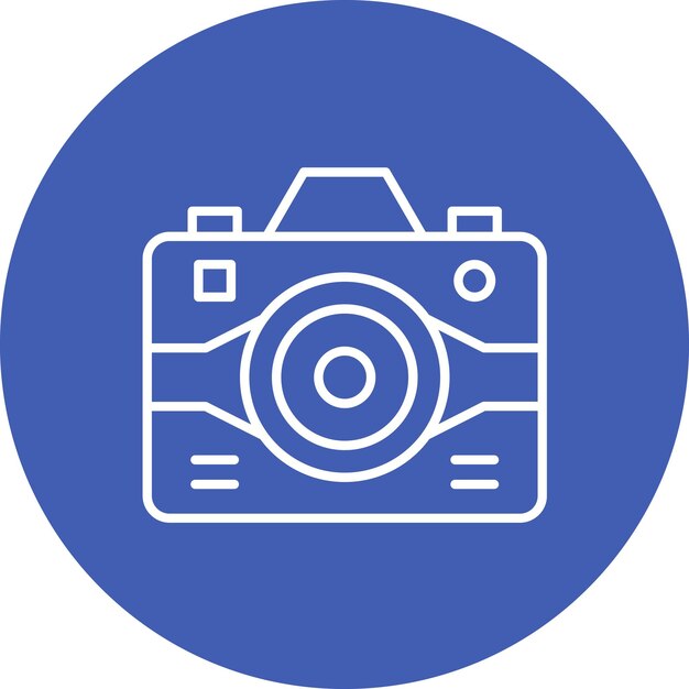 Vectorbeeld van het icoon van de camera Kan worden gebruikt voor elektronische apparaten
