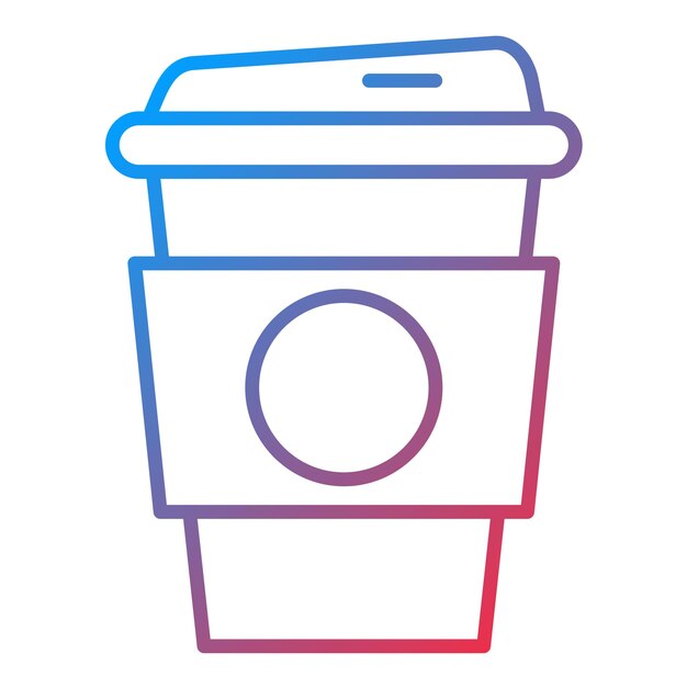 Vectorbeeld van het koffiekopje kan worden gebruikt voor Coffee Shop
