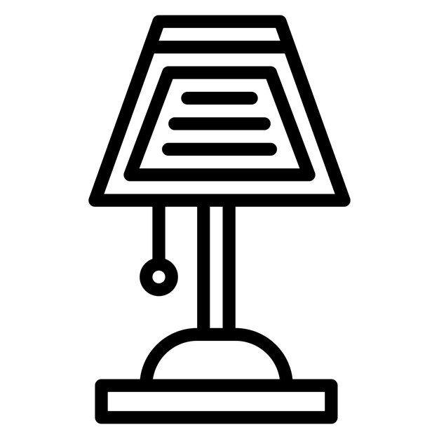 Vectorbeeld van het lamppictogram Kan worden gebruikt voor verpleeghuis
