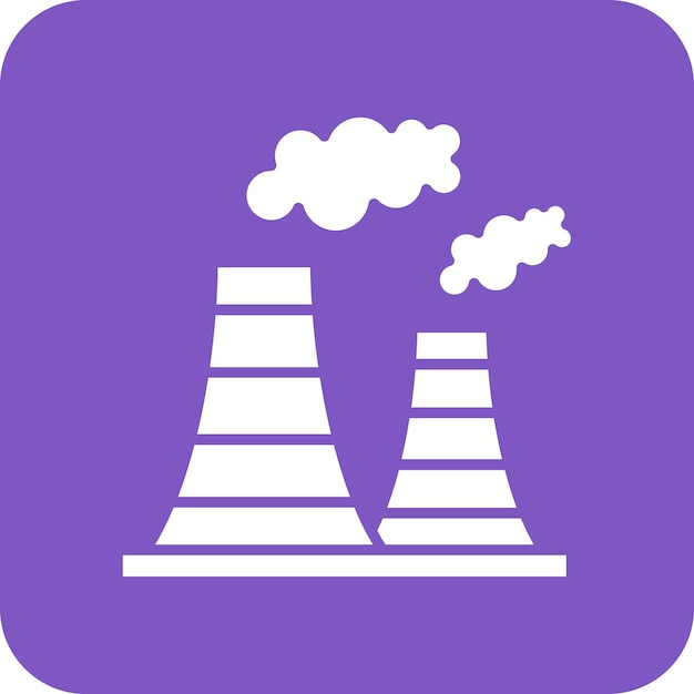 Vectorbeeld van het luchtvervuilingsicoon Kan worden gebruikt voor Vervuiling