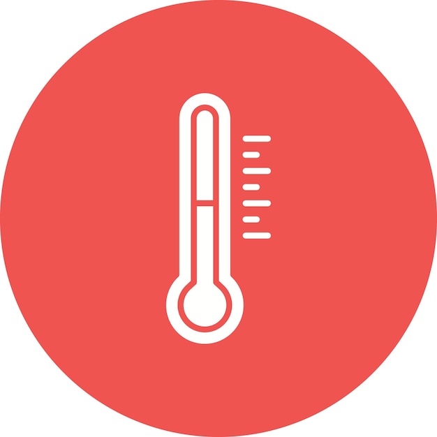 Vectorbeeld van het thermometerpictogram Kan worden gebruikt voor de zomer