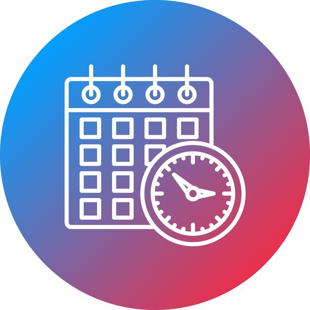 Vectorbeeld van schema-iconen Kan worden gebruikt voor projectbeheer
