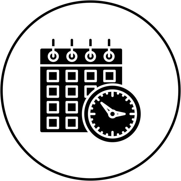 Vectorbeeld van schema-iconen Kan worden gebruikt voor projectbeheer