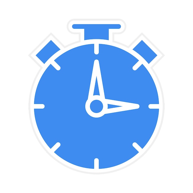 Vectorbeeld van stopwatch-icone Kan worden gebruikt voor wetenschap