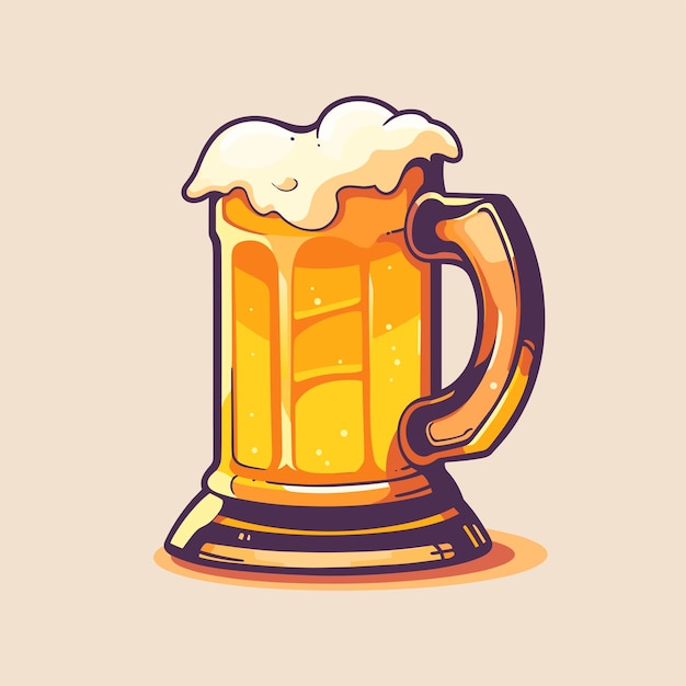 Vector vectorbeker bier