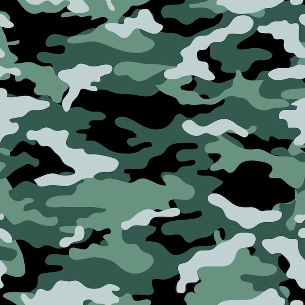 Vectorcamouflagepatroon voor kledingontwerp Trendy camouflage militair patroon