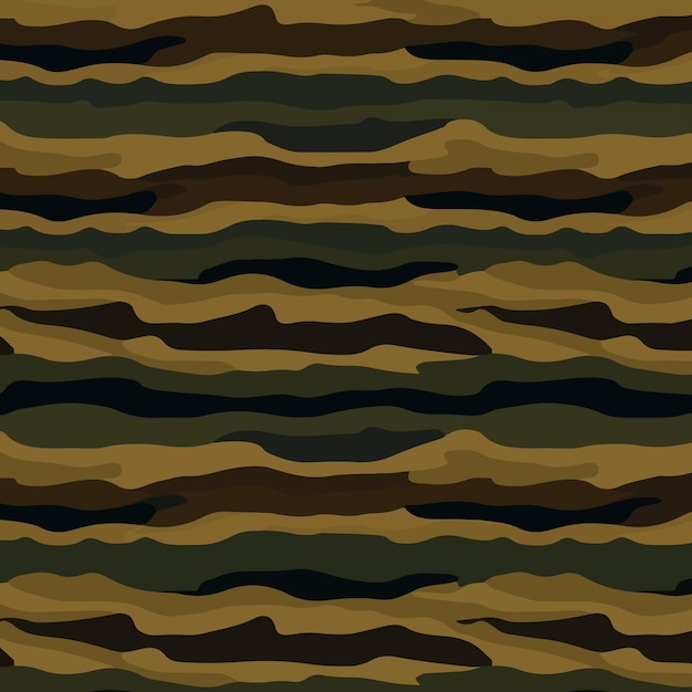 Vectorcamouflagepatroon voor kledingontwerp Trendy camouflage militair patroon