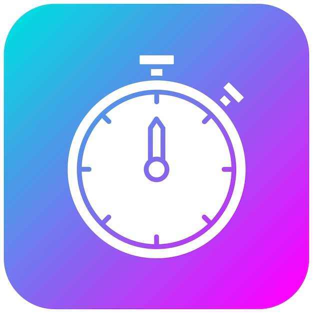 Vectoricone van stophorloge Kan worden gebruikt voor Shopping Friday-iconset