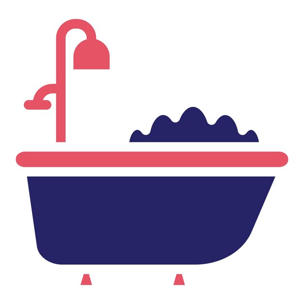 Vectoriconen van badkuipen illustratie van House Cleaning iconset