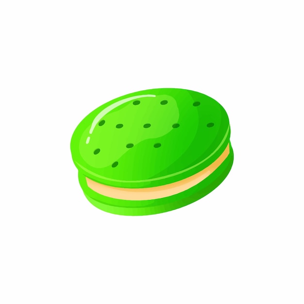 Vectorillustratie macaron kleurrijke stijl