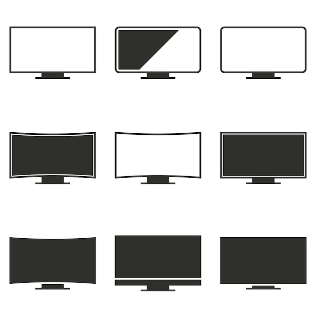 Vectorillustratie over het thema televisie