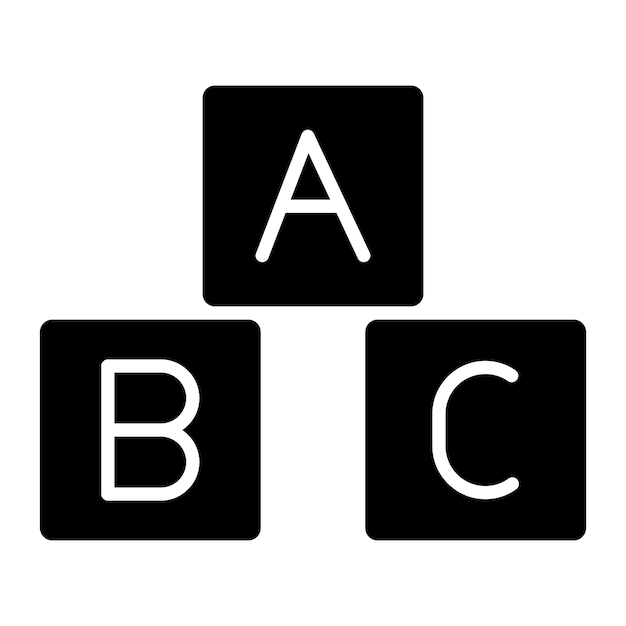 Vectorillustratie van ABC-blokken