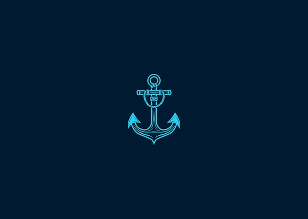 Vectorillustratie van Anchor Logo Design