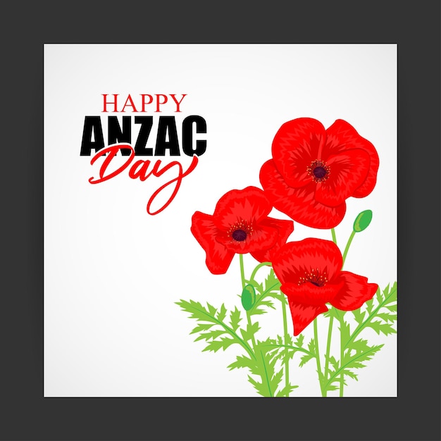 Vector vectorillustratie van anzac day-banner