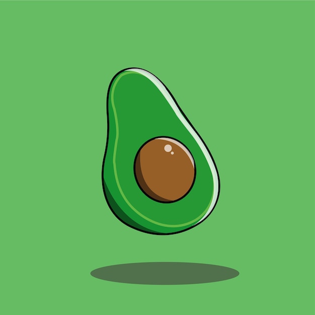 Vectorillustratie van avocado