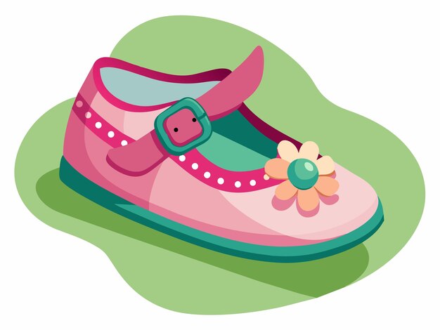 Vectorillustratie van babyschoenen