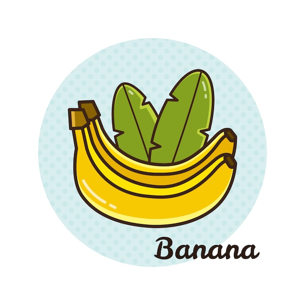 Vectorillustratie van banaan.