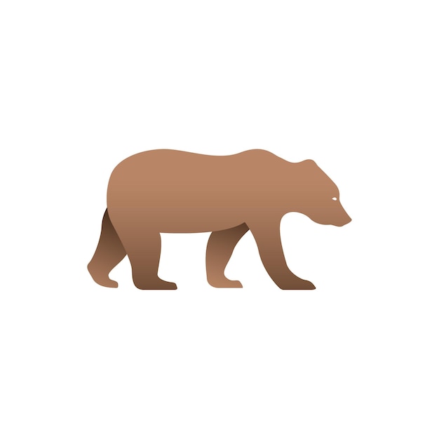 Vectorillustratie van bruine beer