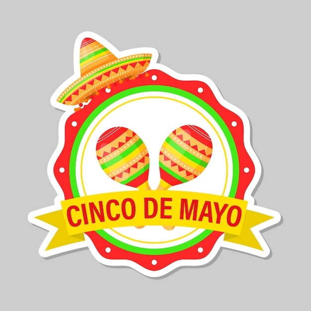 Vectorillustratie van Cinco de Mayo-begroeting