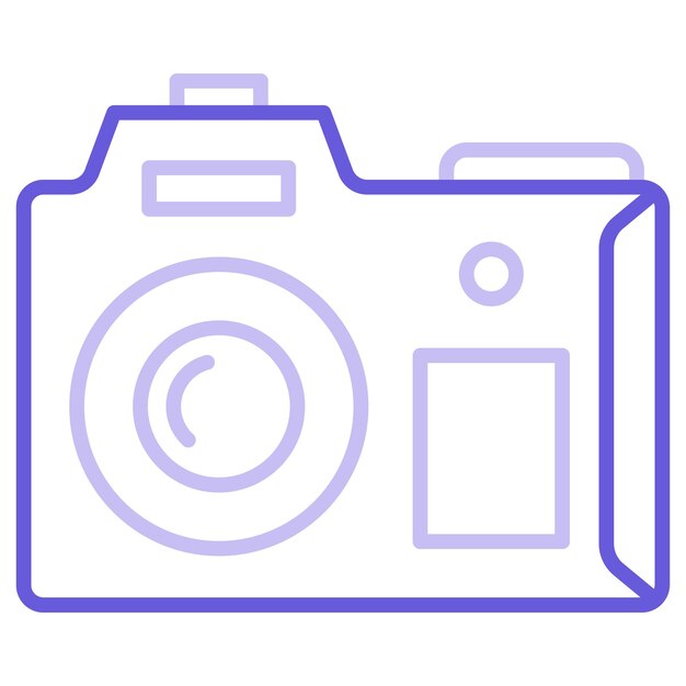 Vector vectorillustratie van de camera