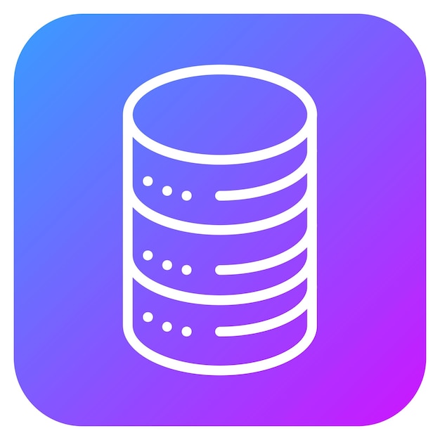 Vectorillustratie van de databank