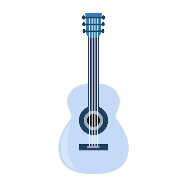 Vectorillustratie van de gitaar
