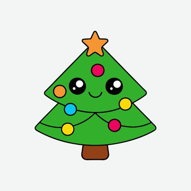 Vectorillustratie van de kerstboom
