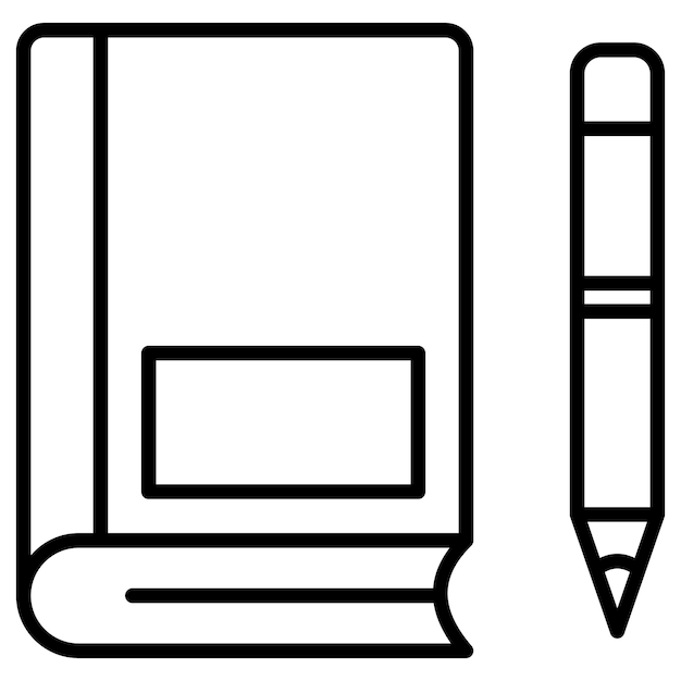 Vectorillustratie van de notebook