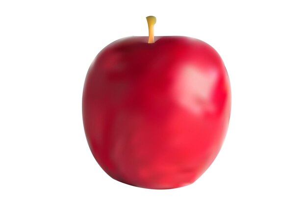 Vectorillustratie van de rode appel
