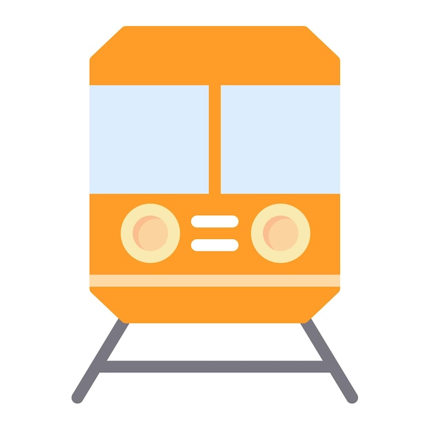 Vectorillustratie van de tram