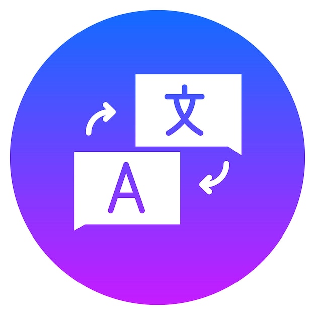 Vectorillustratie van de vertaler