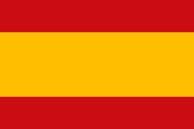 Vector vectorillustratie van de vlag van spanje