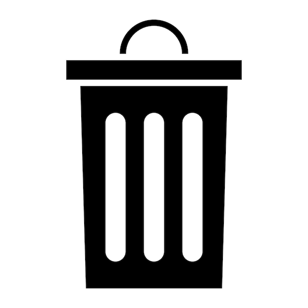 Vectorillustratie van de vuilnisbak