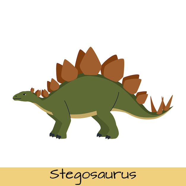 Vectorillustratie van dinosaurus