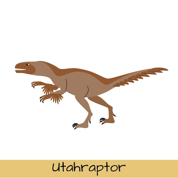 Vector vectorillustratie van dinosaurus