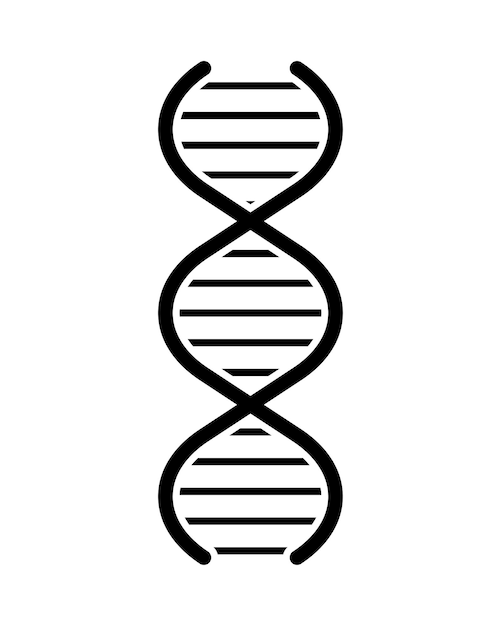 Vectorillustratie van DNA
