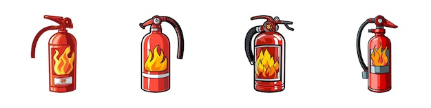 Vectorillustratie van een brandblusser