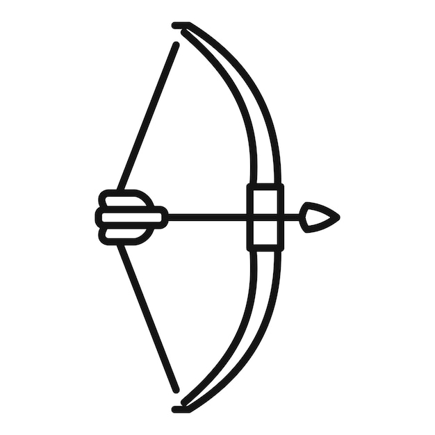 Vectorillustratie van een pijl en boog